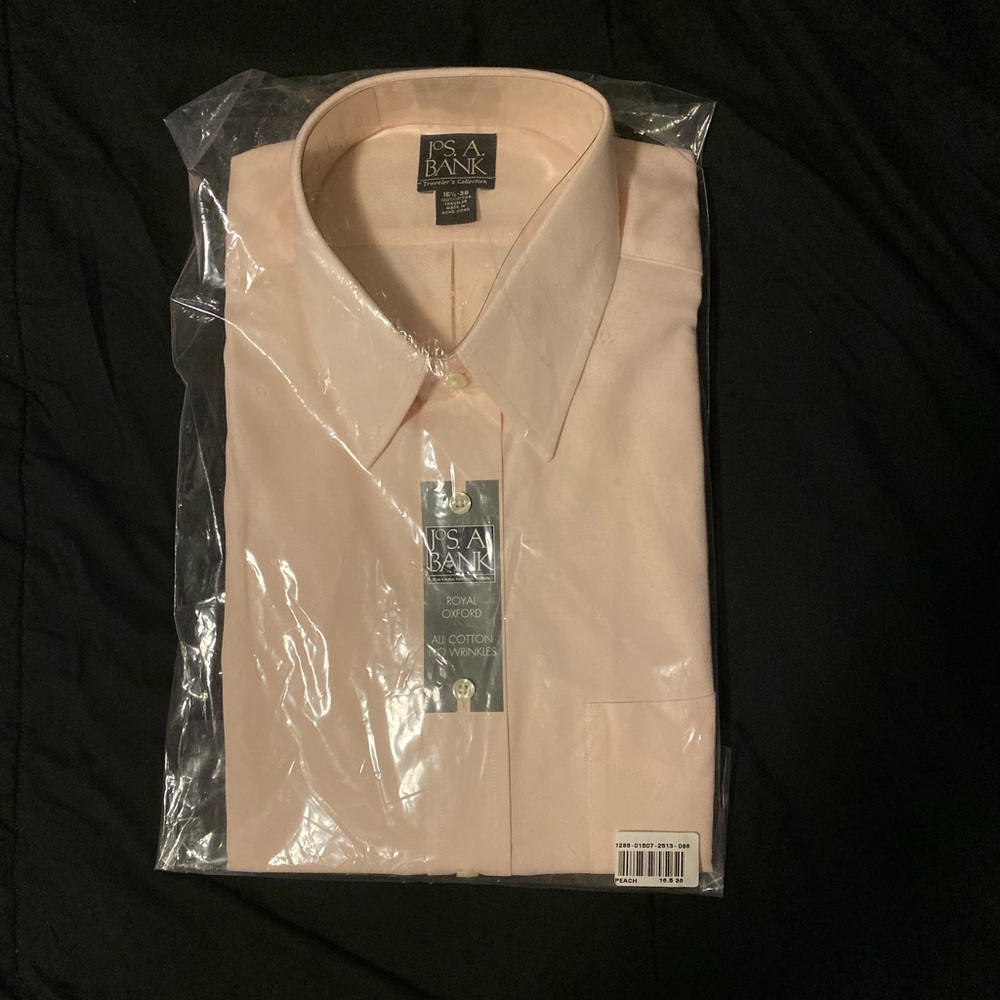 Jos. A. Bank Pink Royal Oxford Dress Shirt